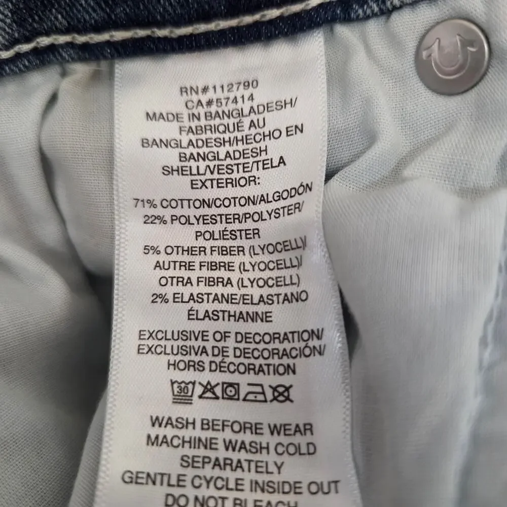 Men's NWT True Religion Relaxed Sraight 